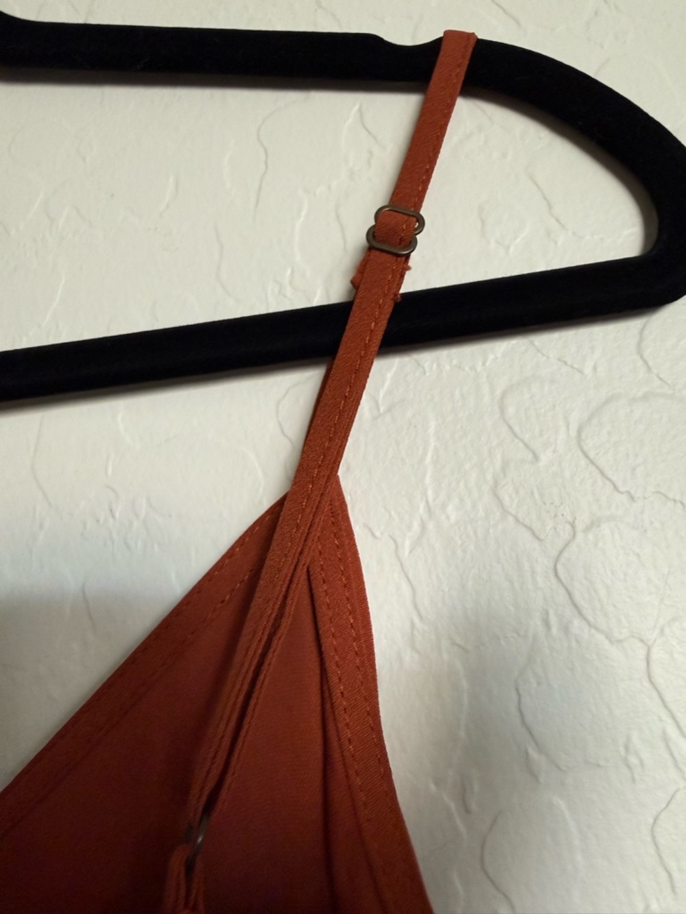 MOSSIMO Women's Rust Orange Wrap Dress - Small - Picture 5 of 5